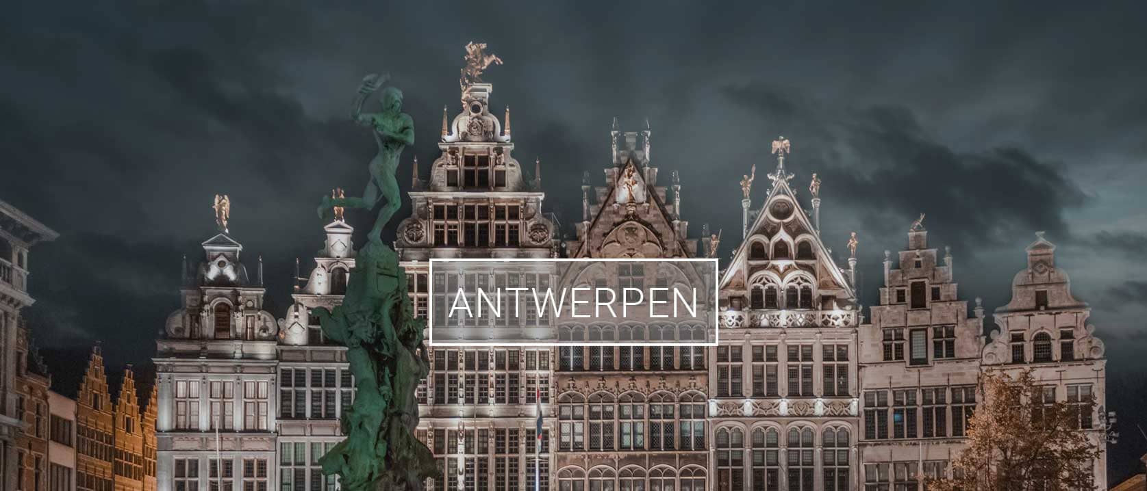 Albumheader van fotoalbum Antwerpen