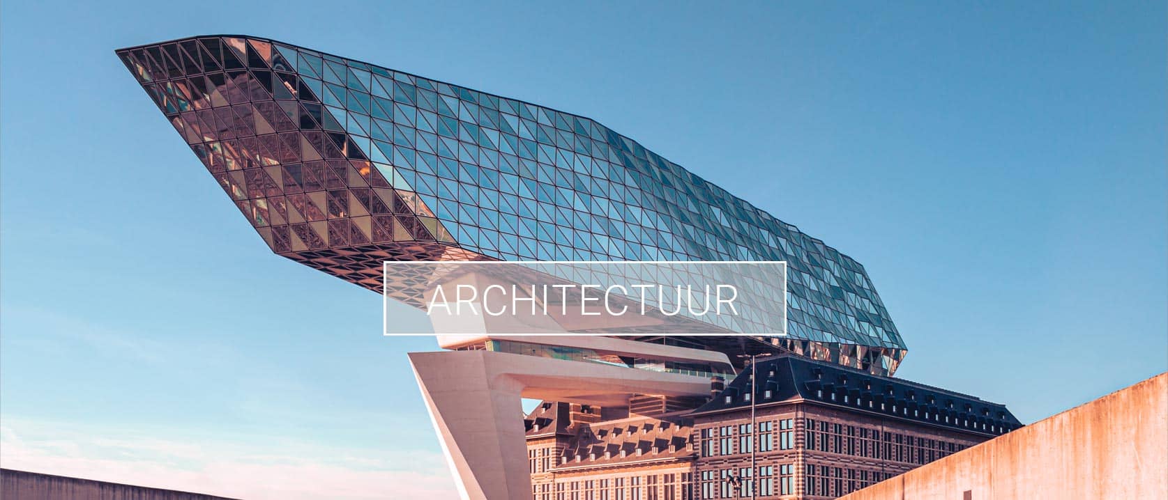 Albumheader van fotoalbum Architectuur