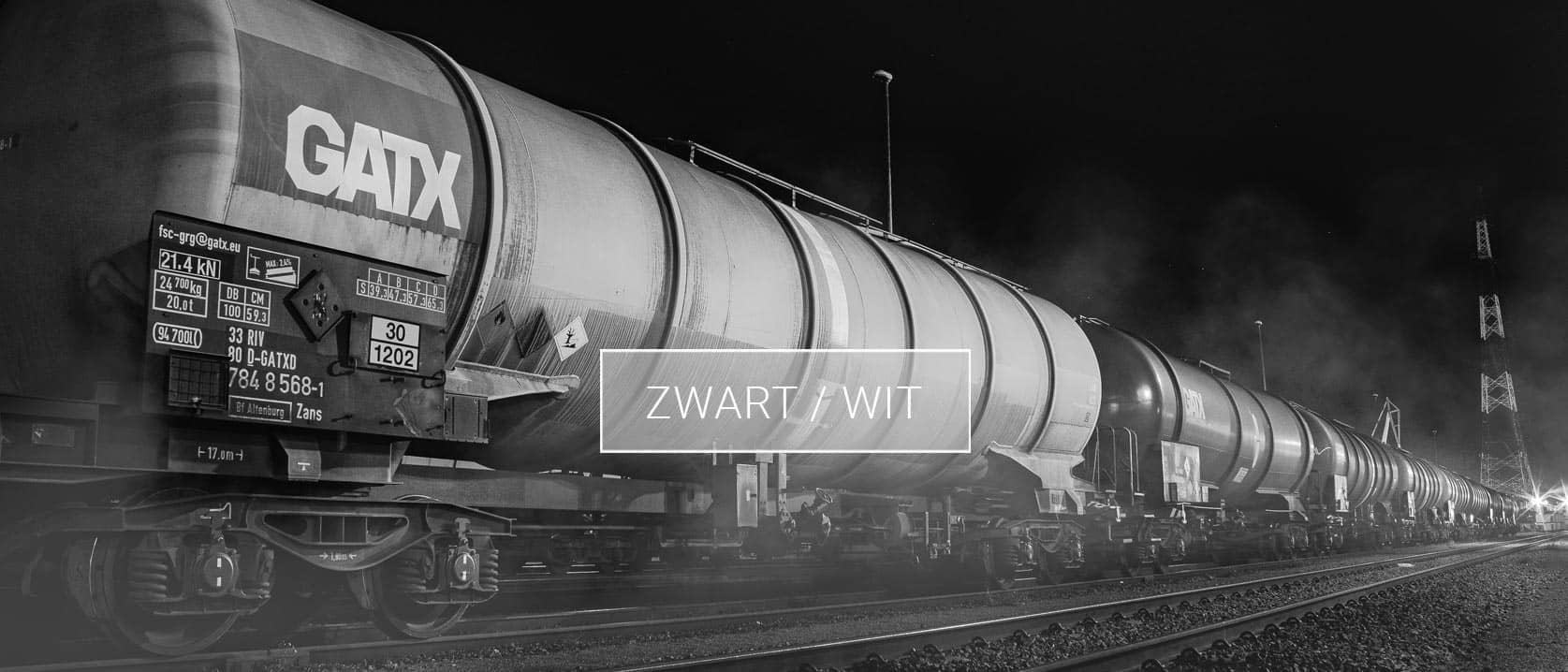 Albumheader van fotoalbum Zwart/Wit