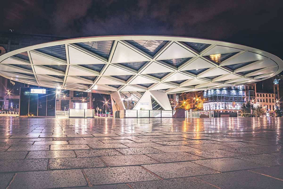 Rogierplein Brussel | Nachtfotografie | Architectuurfotografie