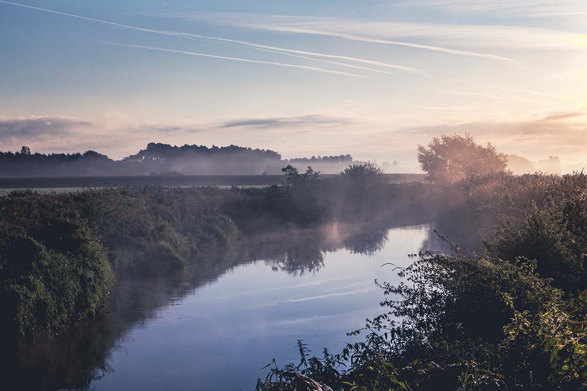 Zonsopkomst in de Demervallei - Langdorp