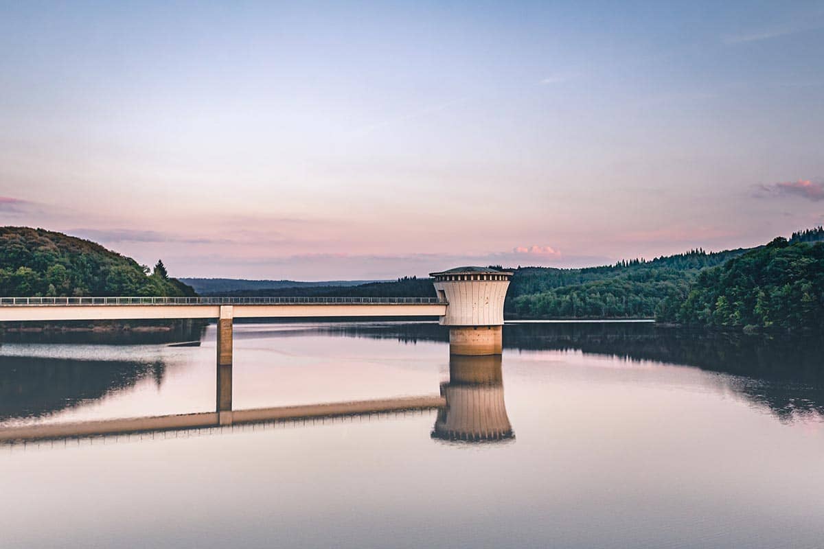 Pastelkleuren bij Lac de la Gileppe | Landschap