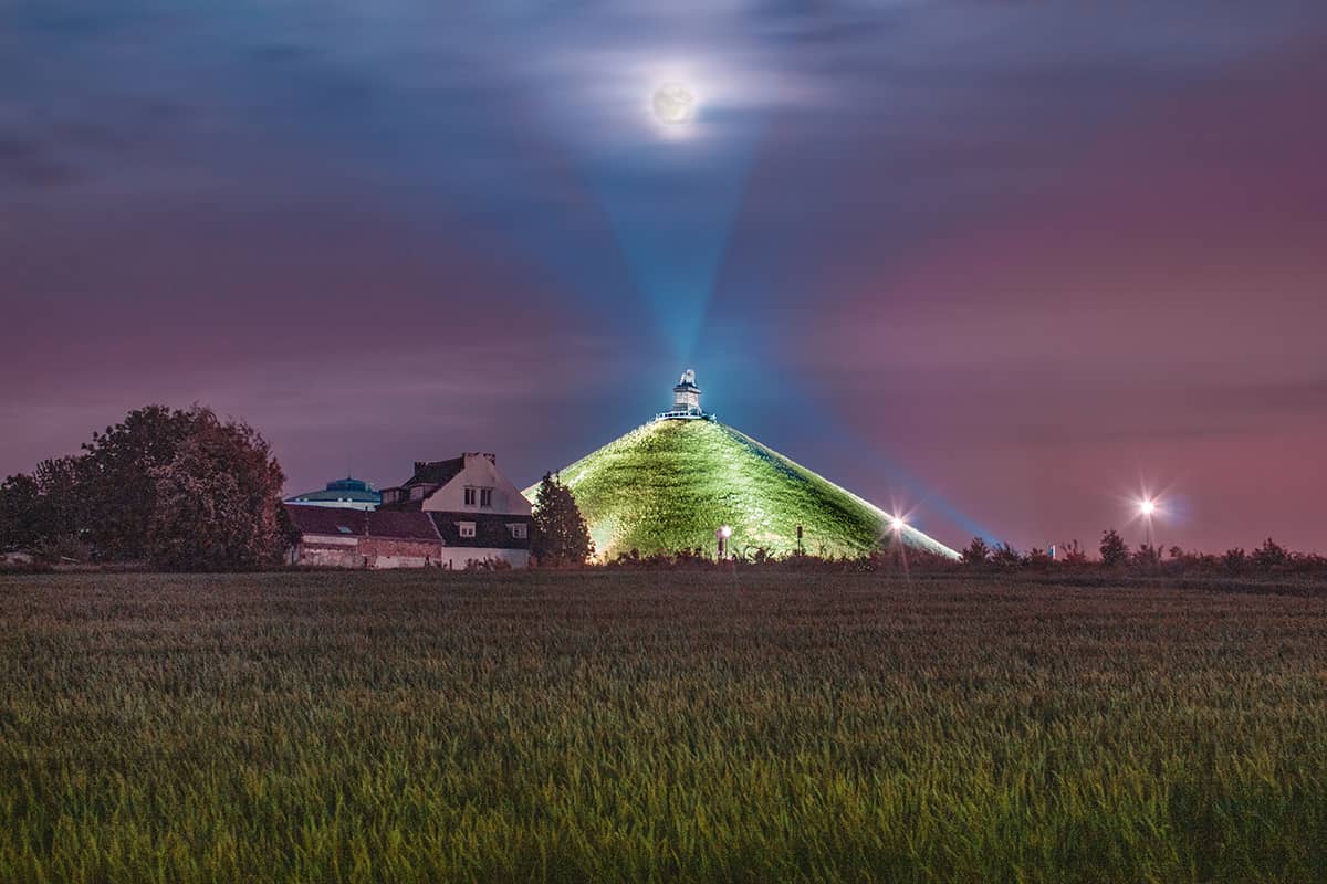 Supermaan Leeuw van Waterloo | Landschap | Nachtfotografie