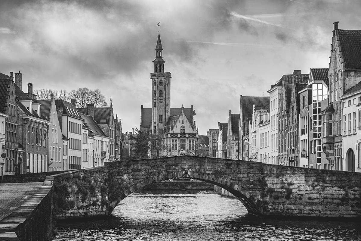 Koningsbrug, Brugge in Zwart-Wit