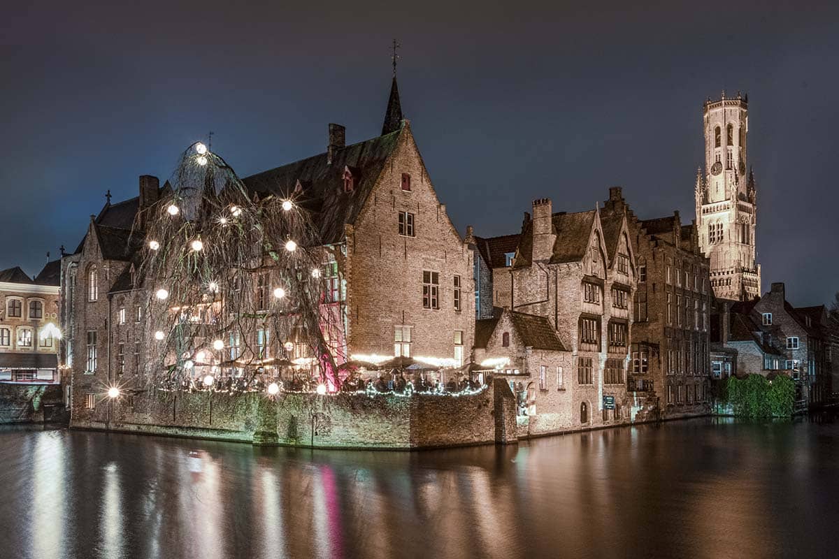 Magisch verlichte winteravond in Brugge