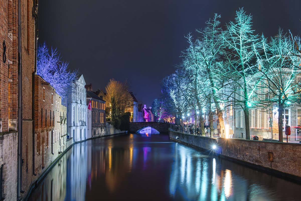 Groenerei in Brugge tijdens Wintergloed 2023