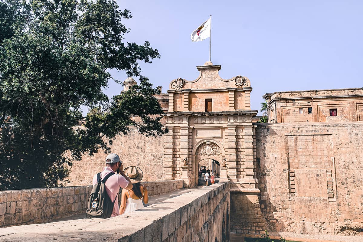 Poort naar Mdina | Stadsfotografie | Reisfotografie