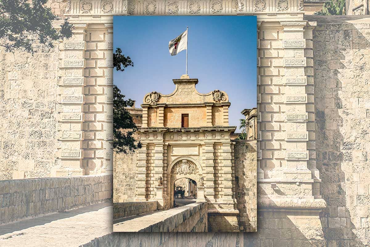 Poort naar Mdina | Stadsfotografie | Reisfotografie