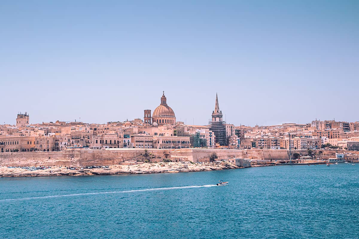 Mediterraanse skyline Malta | Landschap | Reisfotografie