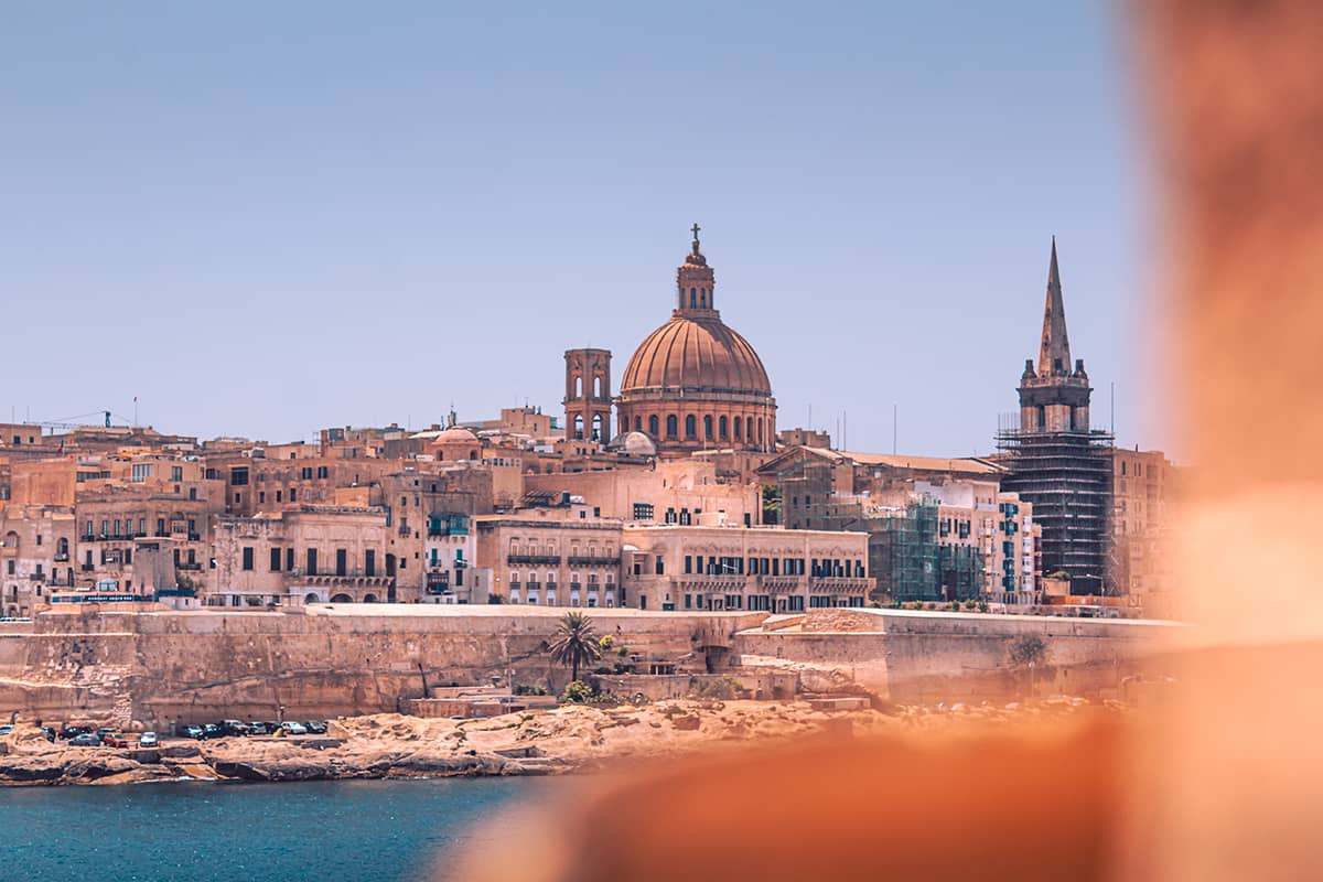 Uitzicht over de stad Valletta op Malta | Reisfotografie