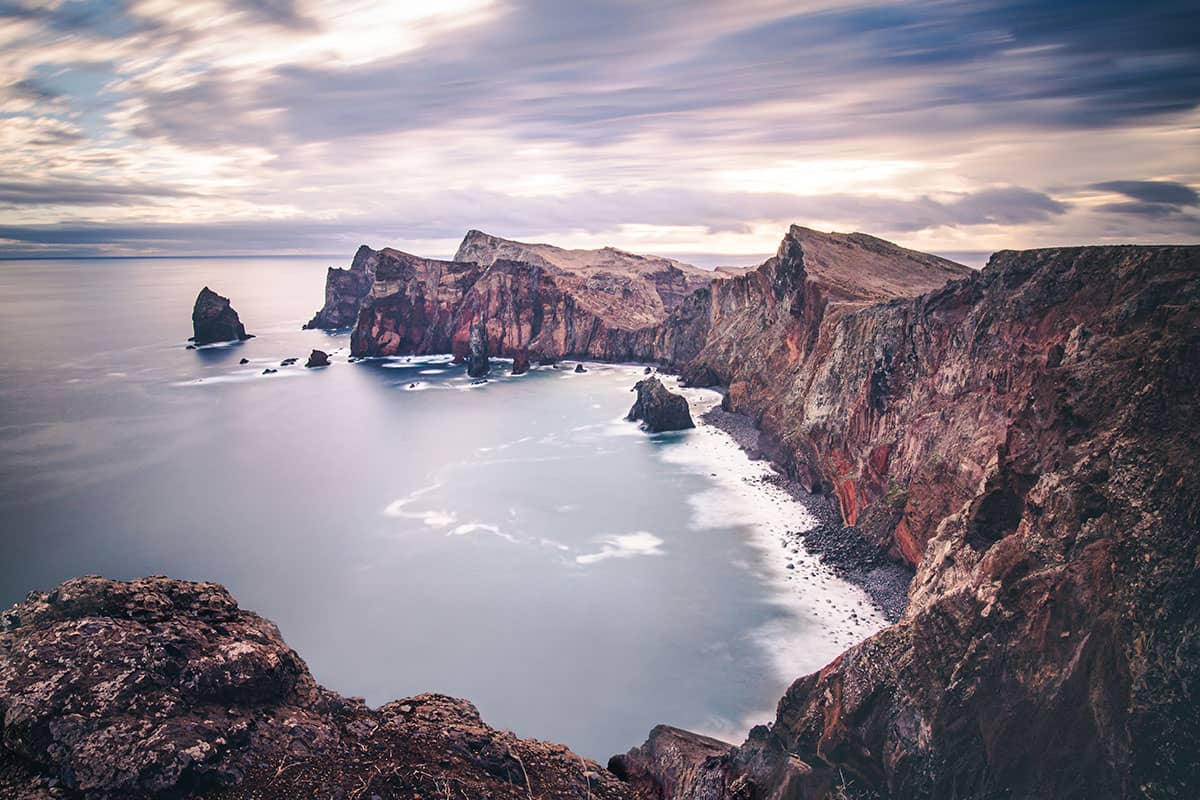 Ponta do Rosto in de vroegte | Madeira | Landschap