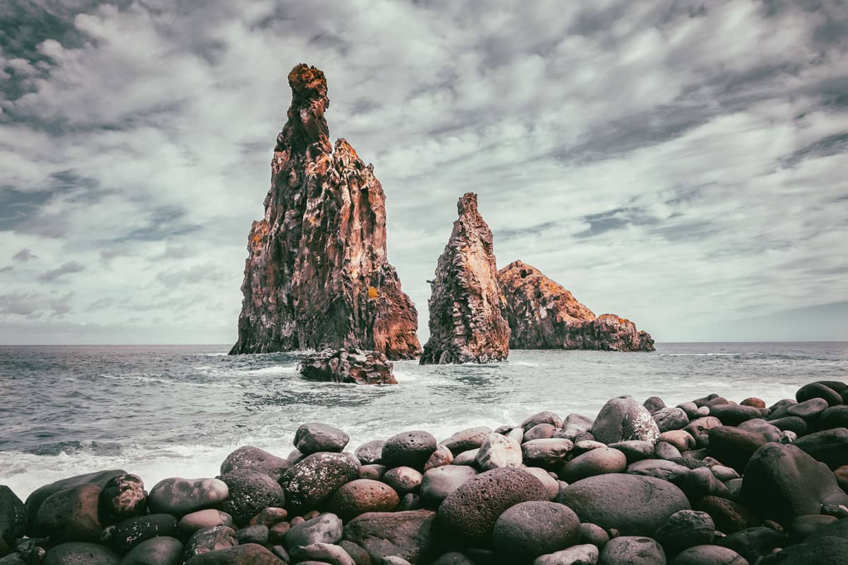 Rotsformatie Ribeira da Janela | Madeira | Landschap