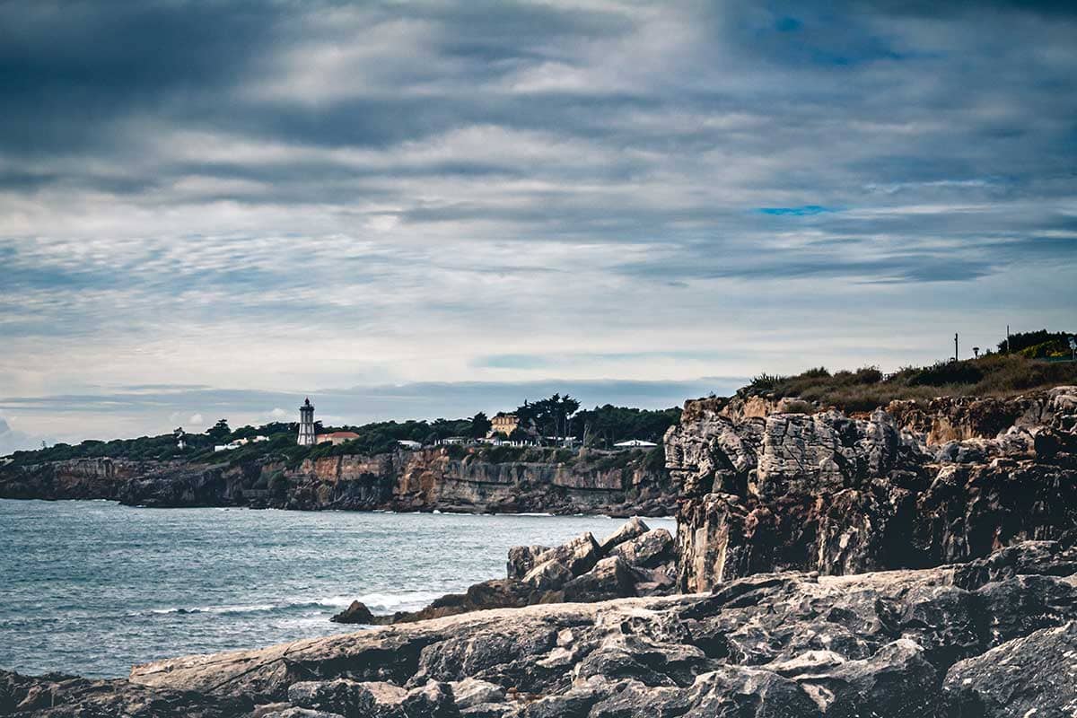 Boca do Inferno kliffen in Cascais, Portugal