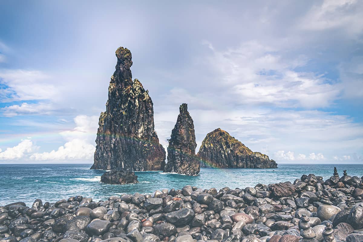 Regenboog bij Ribeira da Janela | Madeira | Reisfotografie