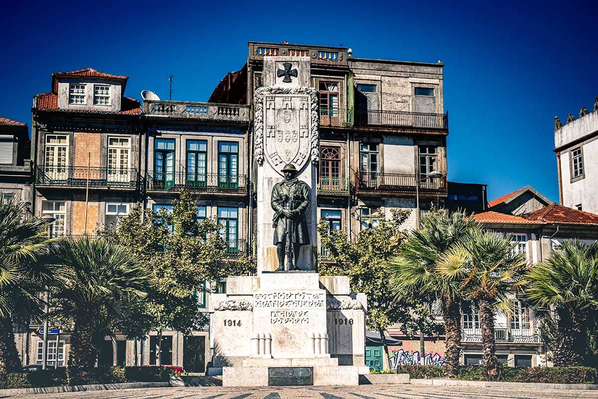 Monumento Aos Mortos da Granda Guerra in Porto,Portugal